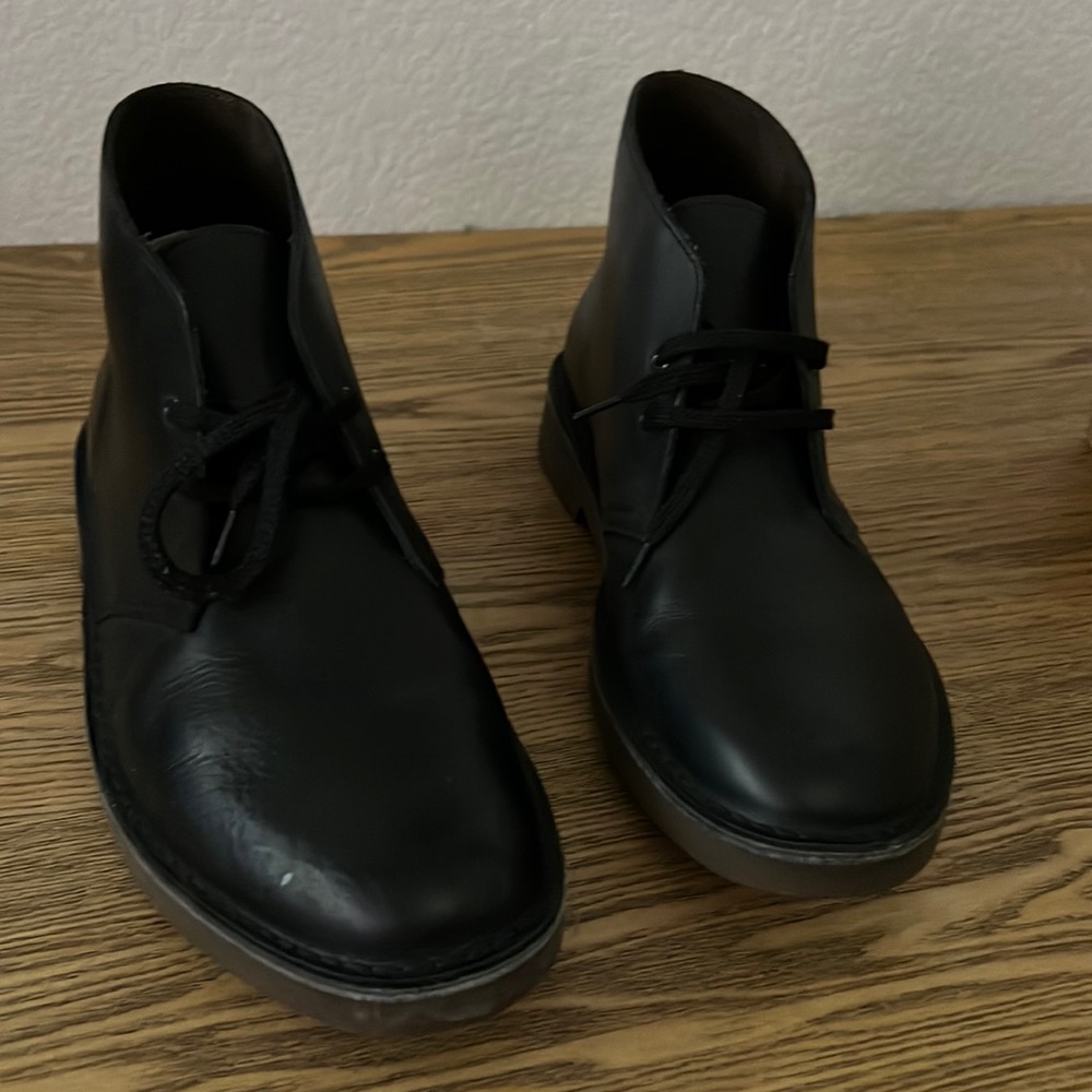 Clarks Bushacre 2, 10M, black, worn once